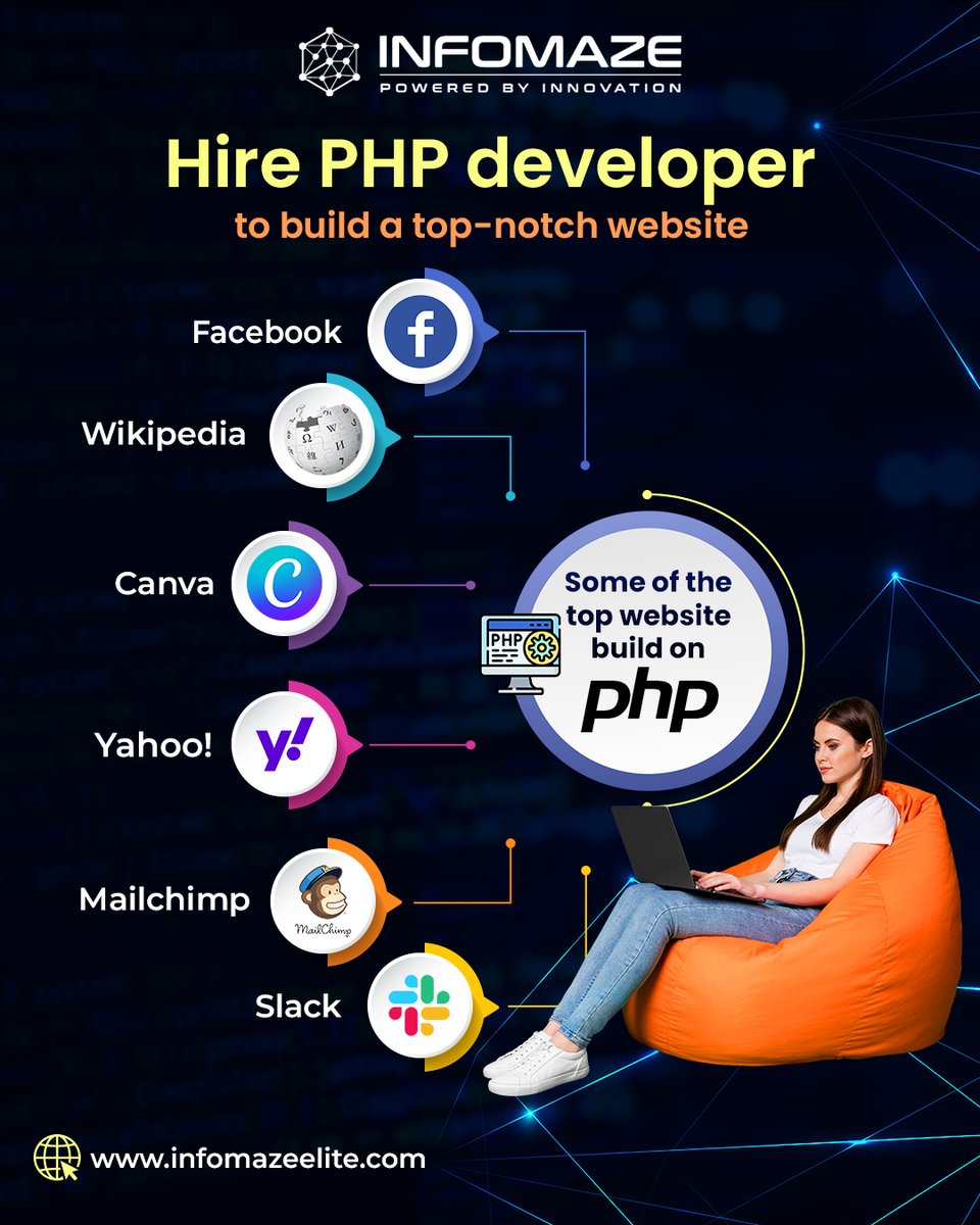 infomazeelite's tweet image. Hire professional PHP developers committed to providing end-to-end web applications & websites with excellent frameworks that are easy to customize & use to stay ahead of competitors.
Learn more: bit.ly/3UAaF4e
.
#php #phpdevelopers #hirephpdevelopers #phpprogrammers