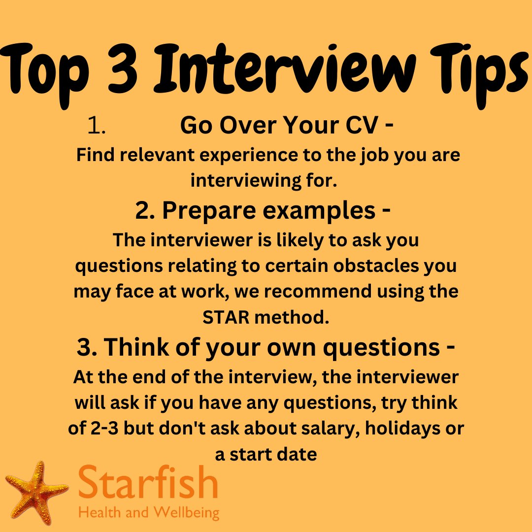 It is commonly believed interview skills are learned by experience, however, at Starfish YEI we offer in-depth interview training and mock interviews to help expand your knowledge on interviews and the impact they have on your employability factor.