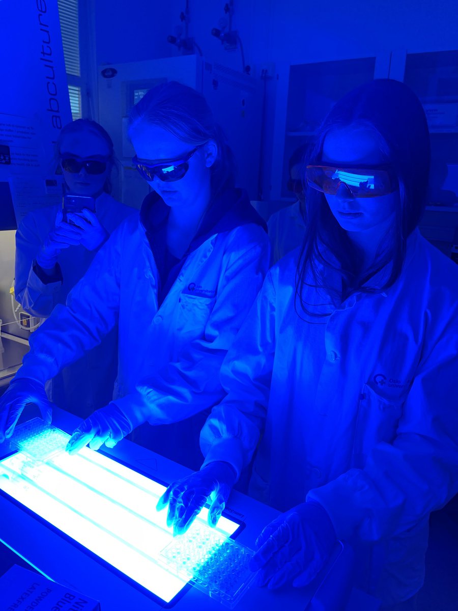 pkselbo's tweet photo. Ullern High School research line students on visit in our lab. #HappyStudents #HappyMentor #FutureScientists #Photobiology ⁦@radforsk⁩ ⁦@OsloCancer⁩ https://t.co/gCSiNssHQN