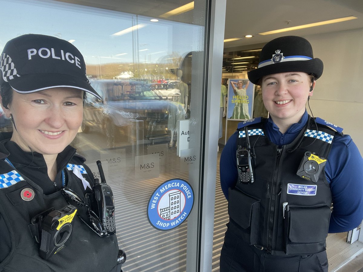 MalvernCops's tweet photo. Malvern Link & Malvern Retail Park โShop Watchโ initiative has been launched. The scheme allows shops and Police to have good / direct communication and sharing of relevant information within the area. #PolicingPromise ๐ฎ๐ป#CommunityCharter #TeamWork #CommunityEngagement ๐ซ https://t.co/FGNbKdROTq