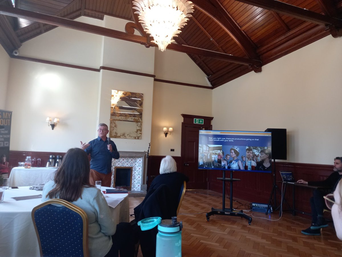 llannerch's tweet photo. @Macgourty from @wearebak introducing the #ChangeYourFocus campaign, and explaining his route into the TV and film industry
#NewidEichFfocws https://t.co/Ax2fK2OUdC