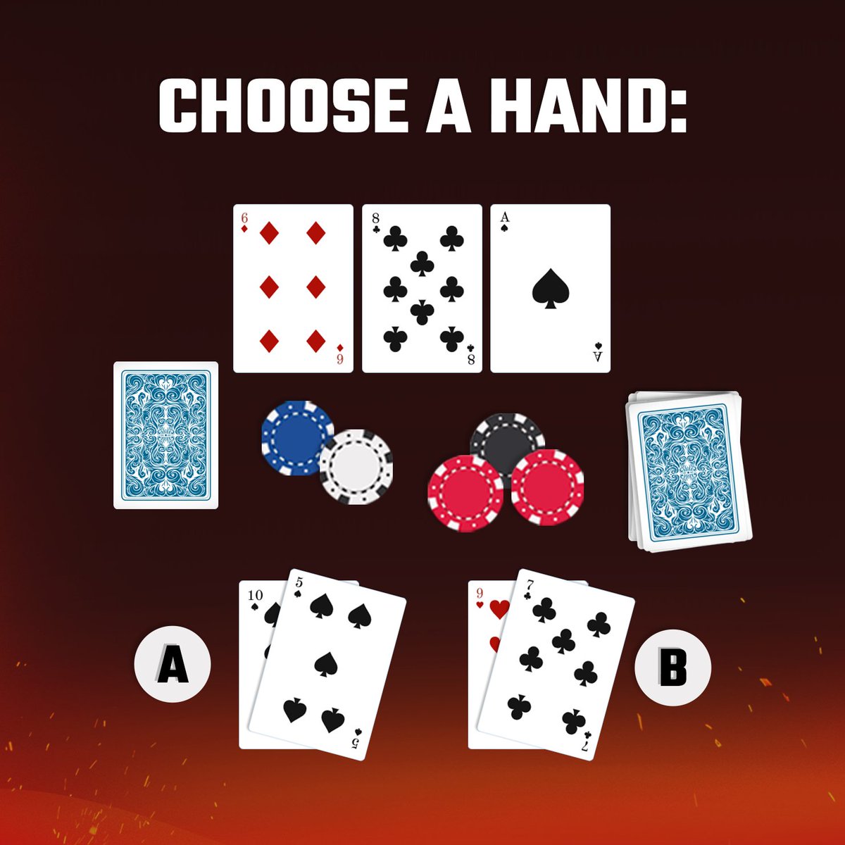 Ignition_AU's tweet photo. Tell us which hand you would choose in this situation ♠️ 

🚨 We'll pick one comment to win a 💰 50 Crypto Bonus - you have 24 hours. 

#IgnitionCasino #IgnitionPoker #Poker #PokerHand https://t.co/FjxyOZjF4w