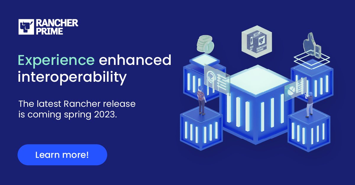 spearing_a's tweet photo. This week @SUSE has kicked off #KubeCon + #CloudNativeCon EU with a new Rancher release. With an updated UI Extensions framework, it focuses on accelerating performance, stability and interoperability. 

Learn more here: https://t.co/JDoAsPE9TG https://t.co/h0z7axWVB7