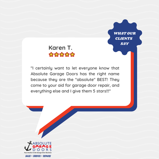 512door's tweet photo. Thank you for the five star review, Karen!
#AbsoluteGarageDoors #garagedoor #garage #Georgetown #Texas #garagedooropener #garagedoorrepair #homeowner #commercialproperty #garagedoors #brokengaragedoor #repair #garagedoorinstallation https://t.co/7h8D5IJklW