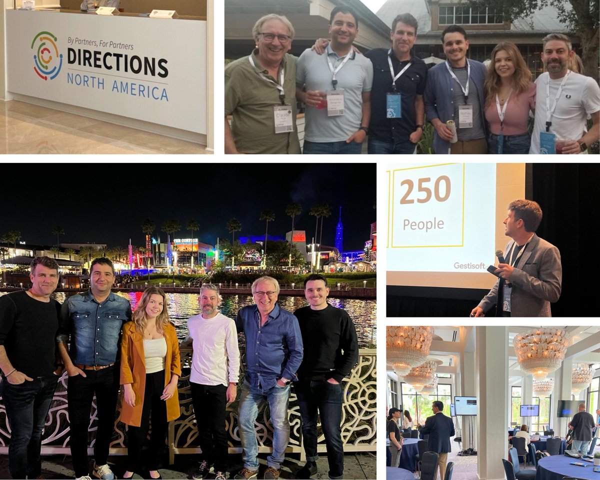 Gestisoft's tweet photo. We just got back from #DirectionsNA in Orlando and we are feeling inspired! From the incredible speakers to the new business relationships, this event was a great experience, as always!
#MicrosoftDynamics365 #MSDyn365 #MicrosoftSolutionPartner https://t.co/oWLRC9B0p8