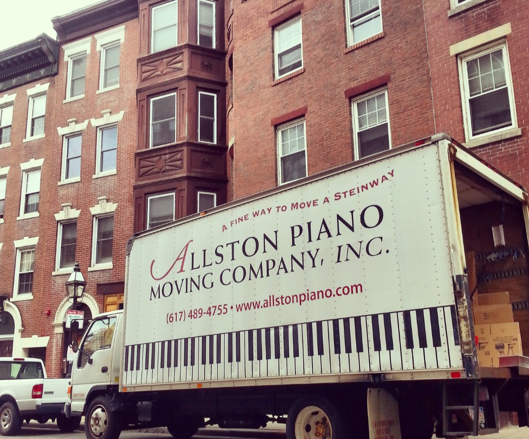 It's #throwbackthursday, and we are looking back at our old-school Allston Piano Moving truck 🚚 #pianomovers