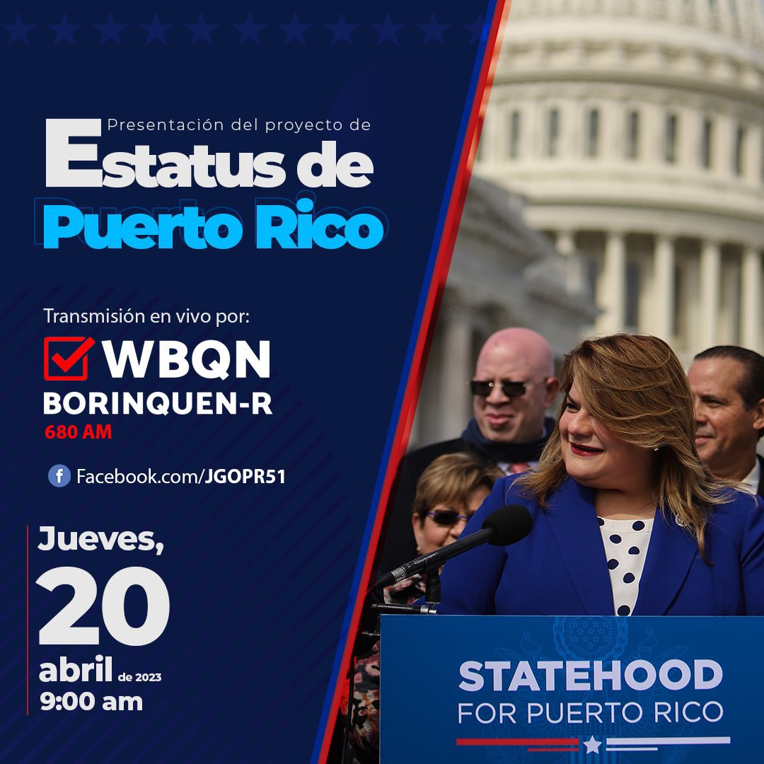 KevinORomero's tweet image. Con este nuevo proyecto que hoy se radica, tenemos otra oportunidad para reclamar la igualdad. Continuamos apoyando las gestiones de @Jenniffer y trabajaremos con ella para lograr adelantar el proceso y la #estadidad.

En el pasado Congreso el Partido Republicano de Puerto Rico…