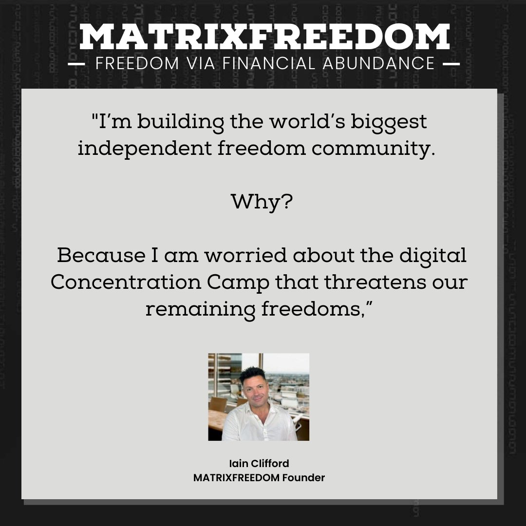 For more information sign up to our free information platform bit.ly/3UdQtGc
-
-
-
#Matrix #secrettrust #escape #freedom #thematrix #financialcrisis #thesystemisbroken #agenda2030 #credit #loans #mortgage #creditor #creditortaxrebate #MTRXFevents #MTRXFconference