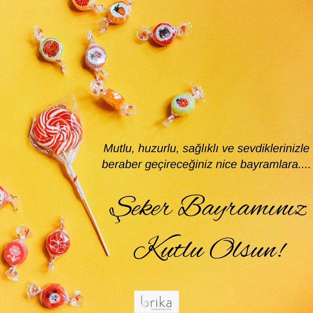 brika_sustain's tweet photo. Umut ve sevgi dolu bir bayram dileğiyle, Şeker Bayramınız kutlu olsun! 🍭 #bayram https://t.co/iJoYfHtQ1p