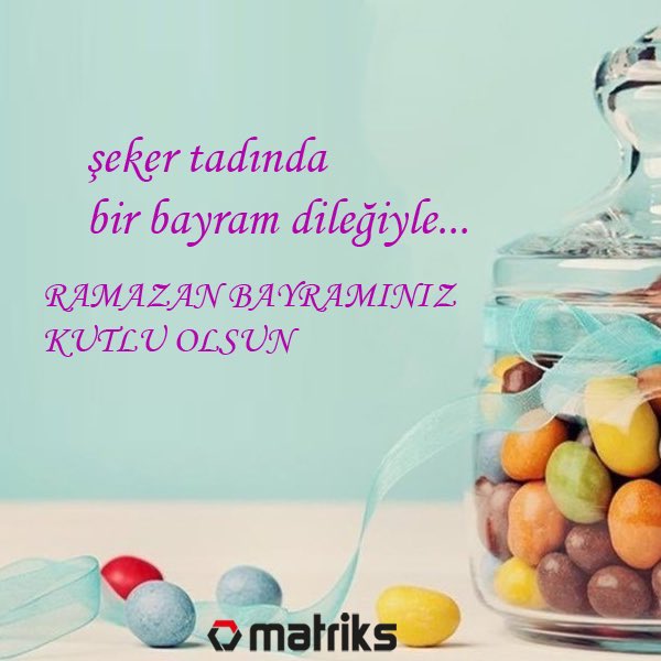matriksbks's tweet photo. Şeker tadında bir bayram dileğiyle…
Ramazan Bayramımız kutlu olsun.
#MutluBayramlar 
#ŞekerBayramı
#MatriksBinaKontrolSistemleri
#MatriksBKS https://t.co/7adgor3m9m