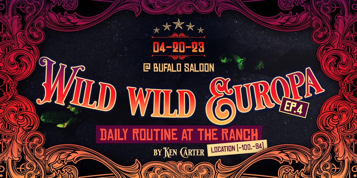 GM, partners, and happy 420!!!!! 🥬 🏜️
<a href="/KenKarterx/">KenCarter</a>  is fixin' to shake things up at the Saloon tonight from 8 to 9 PM UTC! He's leavin' that cold Belgium winter behind and headin' south for some summer fun! 🌞

Event: events.decentraland.org/event/?id=bb46…