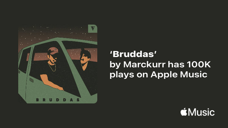 Marckurrr's tweet photo. Just passed a new Milestone on @AppleMusic. Shout out to ⁦@TitoGbeats⁩ and ⁦@VybeVillage_⁩ for making it possible🔥
https://t.co/GVqE488u6i https://t.co/TpP25wzKMO