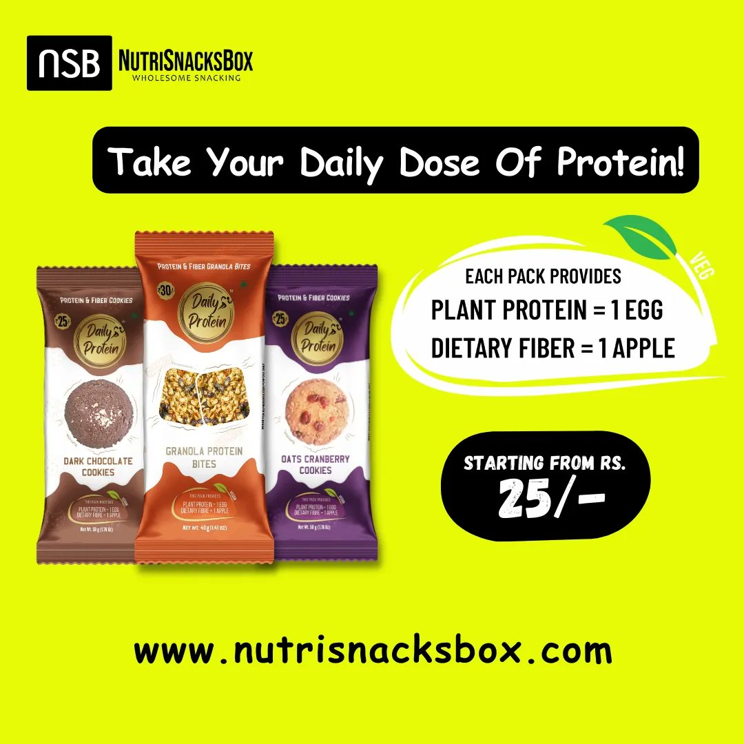 nutrisnacksbox's tweet photo. Poor muscle strength and weakness may be associated with Protein deficiency, which is common among 70% people in India. 

Read more about it 👆🏼

#Nutrisnacksbox #dailyprotein #cookies #protein #proteindeficiency https://t.co/fB8vy5SLxD