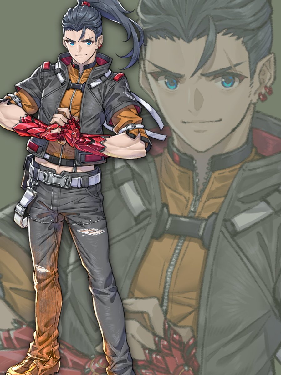 Matthew is a young man hailing from the City, which fights against Moebius. He fights using the special power in his fists, and has an honest and helpful personality. He is searching for Na’el, his missing sister. #XenobladeChronicles3