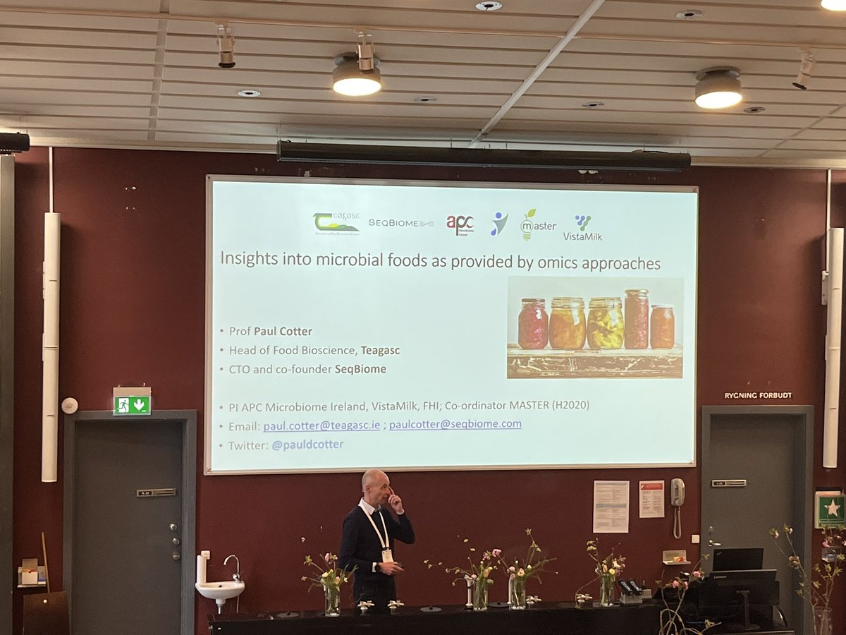 Great presentation on #fermentedfoods #microbiome by our <a href="/MASTER_IA_H2020/">MASTER IA H2020</a>  coordinator <a href="/pauldcotter/">Paul Cotter</a> at <a href="/MiFFIConference/">MiFFI</a> And more exiting food #metagenomics data coming soon!