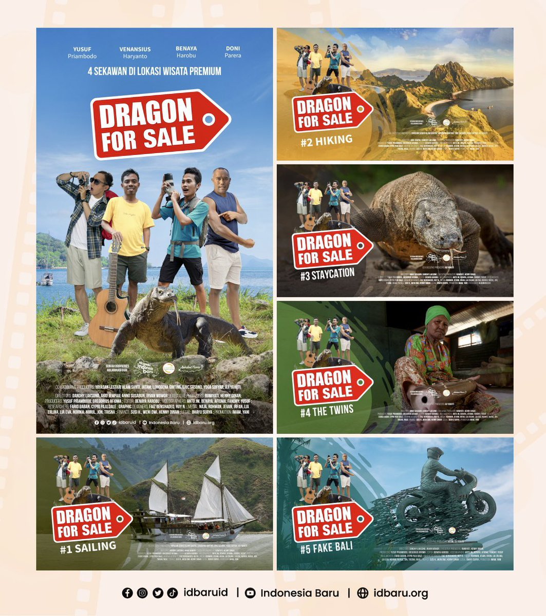 Yang kena macet dan gak sedang nyetir, bisa ngisi waktu 5 jam nonton serial "Dragon for Sale". Tentang Flores dan Lombok yang dipaksa jadi Bali.

Selamat mudik dan liburan.
rangkai.id