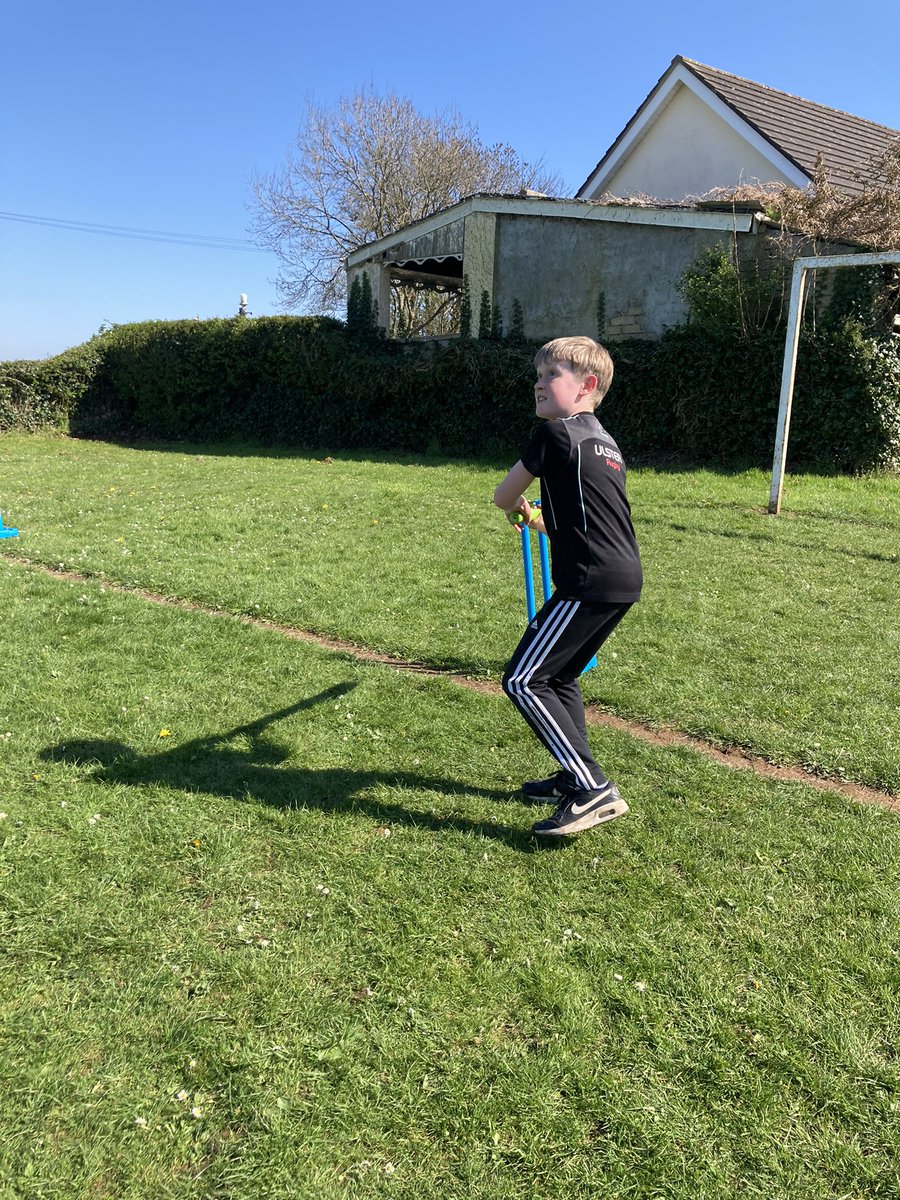 Perfect weather for #cricket. ☀️ Some great talent on display at cricket club this week!