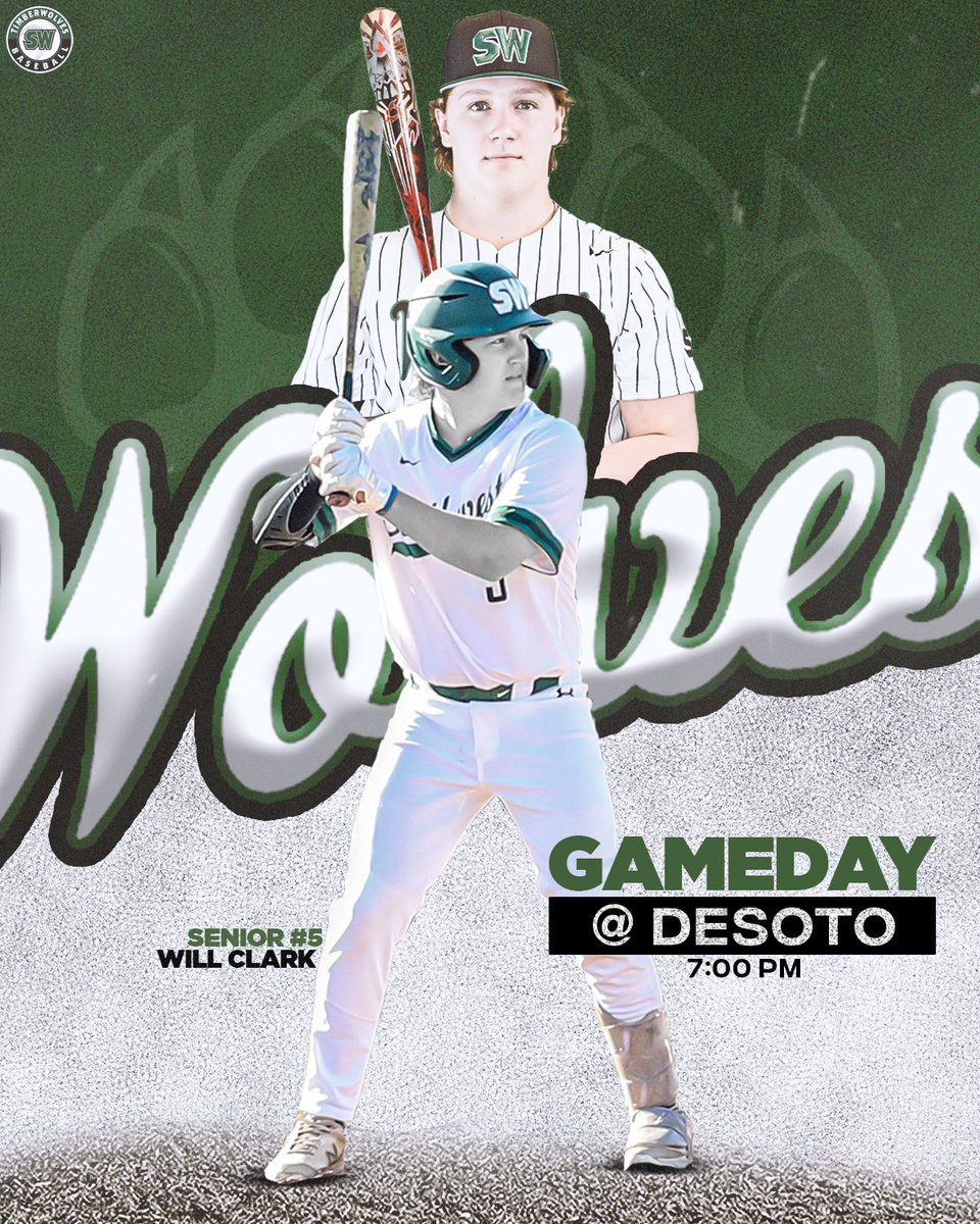 Varsity Game Day

📍 DeSoto HS
🆚 ⁦<a href="/BaseballDHS17/">De Soto Wildcats</a>⁩
⏰ 7:00 pm
📺 gc.com/teammanager/te…
📸 <a href="/jpickertphoto/">Janelle Pickert Photography</a>
📸 <a href="/LKilgorePhoto/">Laurie Kilgore</a>
👨🏻‍🎨 <a href="/Jason_Liem4/">Jason Liem</a>

#Relentless