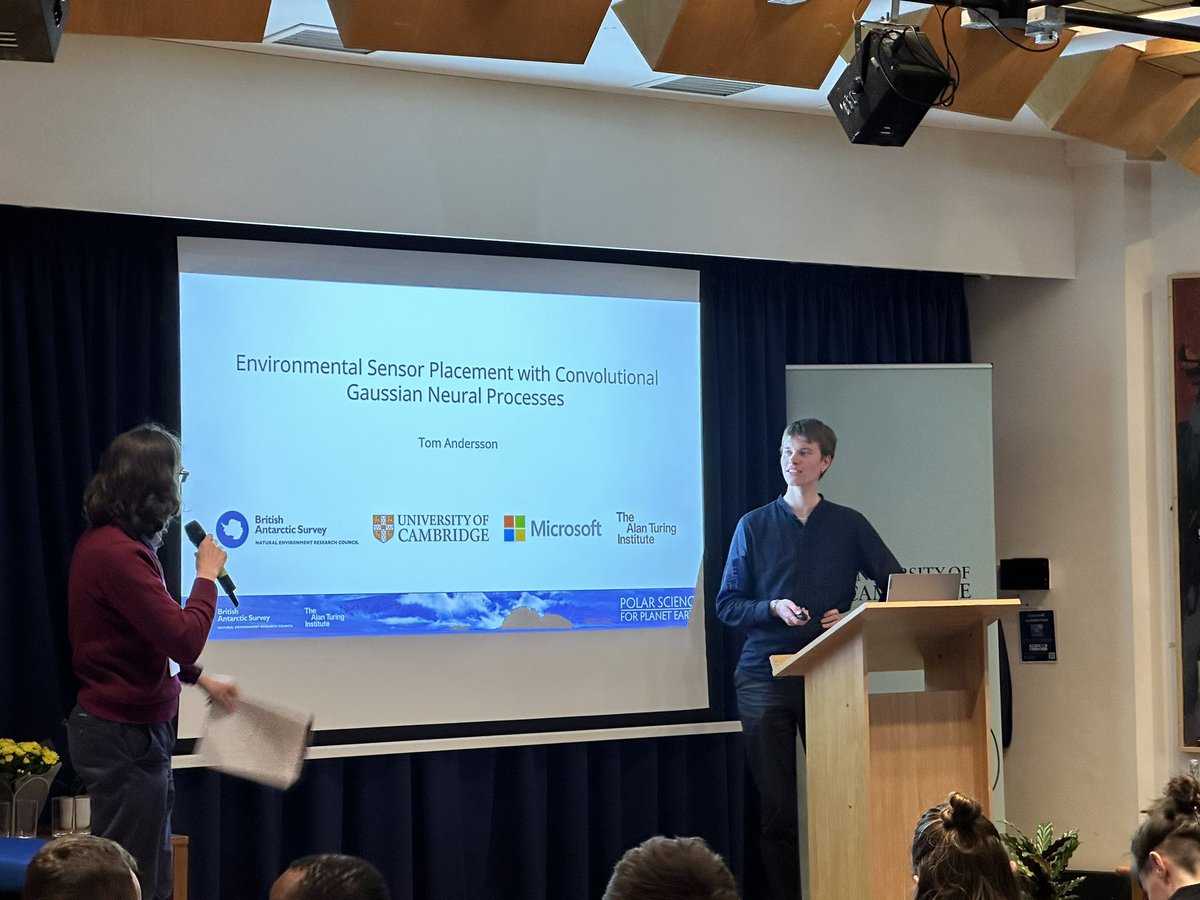 Shakir Mohamed (@shakir_za) on Twitter photo Great presentation from <a href="/tom_r_andersson/">Tom Andersson</a> on day 2 <a href="/Climformatics/">Climate Informatics</a> 🎉 Active learning improve how we understand the Antarctic. Impressive work. See the paper here: arxiv.org/abs/2211.10381 Great presentation from <a href="/tom_r_andersson/">Tom Andersson</a> on day 2 <a href="/Climformatics/">Climate Informatics</a> 🎉 Active learning improve how we understand the Antarctic. Impressive work. See the paper here: arxiv.org/abs/2211.10381