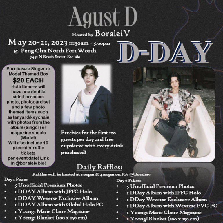 BoraLeiV's tweet photo. D Day is upon us 💜 come celebrate with us 💜 https://t.co/F2FSyXnr3U