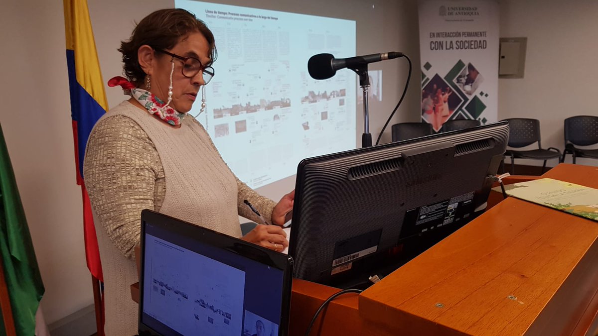Mesavictimasant's tweet photo. #CiudadesPorLaPaz
Medellín, Cali y Bogotá comparten sus iniciativas institucionales, académicas y organizativas, hoy 20 y mañana 21 de abril, respecto a propuestas restaurativas, procesos territoriales, redes de memoria e iniciativas de paz en la @UdeA https://t.co/XLVmvcLA5c