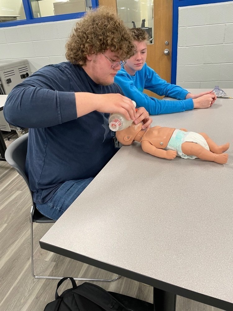 Congratuations to our Emergency Procedures students  at the GCATC. They are all CPR certified!  Thanks to Amy Crum for teaching, training, & testing them!  
#BelieveInGC