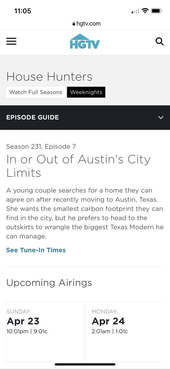blackoni's tweet photo. Making my reality tv debut on #househunters this Sunday!

I can’t wait! https://t.co/Qsoucey3T8