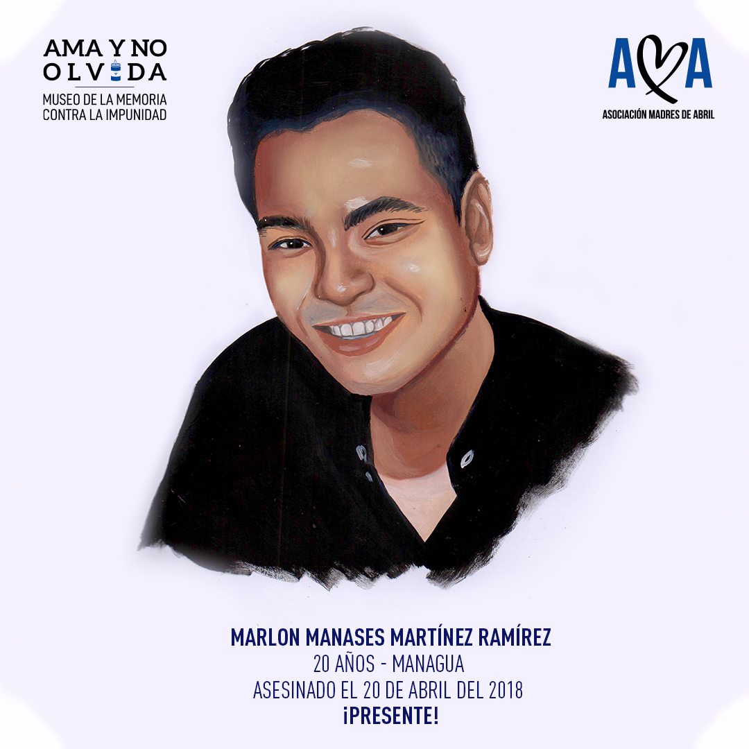 MadresDeAbril's tweet photo. 💙🖤 “Fueron jóvenes valientes que hicieron que el pueblo abriera los ojos frente a la injusticia”  💙🖤  Marlon Manases Martínez Ramírez, de 20 años, era un muchacho sociable y estudiante de secundaria. https://t.co/MKX9sBWyES