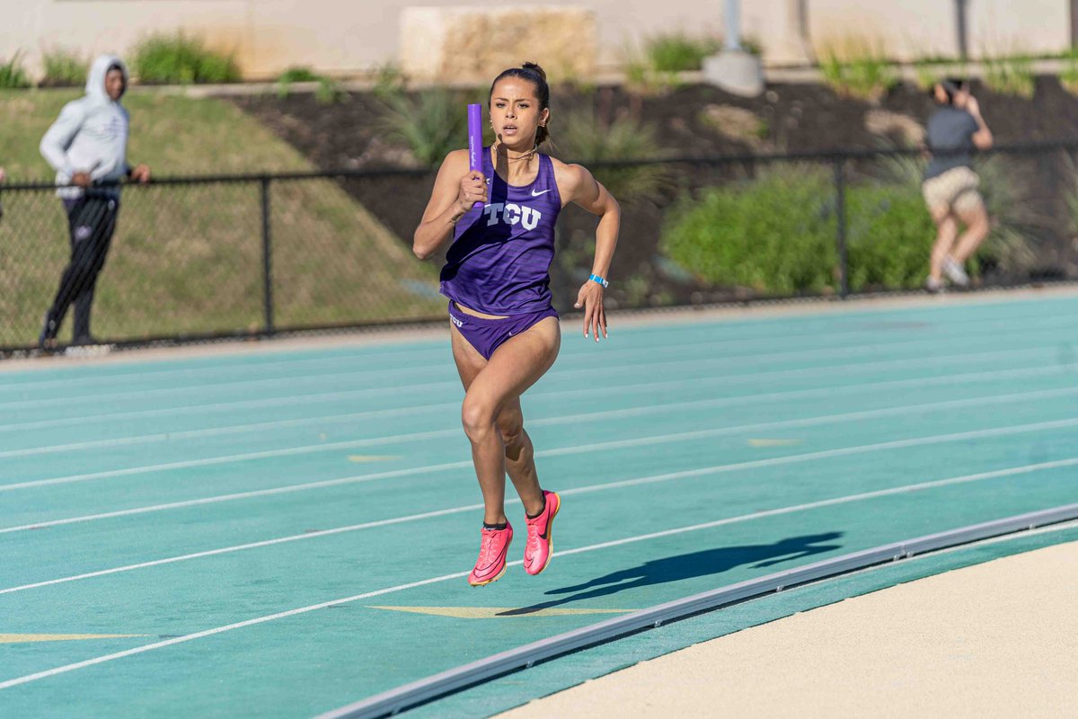 TCUTrackField's tweet photo. Taking another trip down I-35 this weekend for the Michael Johnson Invitational 🐸
#GoFrogs https://t.co/uIZmRSIw07