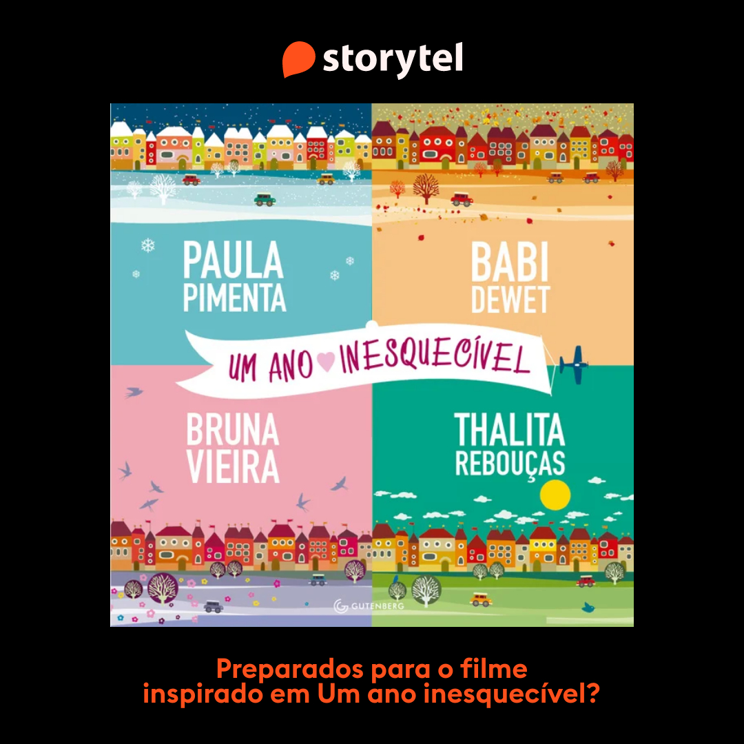Storytelbr's tweet photo. Dizem por aí que os melhores momentos da vida são vividos na juventude 😌✨

Paula Pimenta, Babi Dewet, Bruna Vieira e Thalita Rebouças nos levam através das quatro estações do ano e de quatro histórias que serão lembradas por uma vida inteira 🌱

▶️ https://t.co/U6ymik9RRv https://t.co/8MvR3aTBjG
