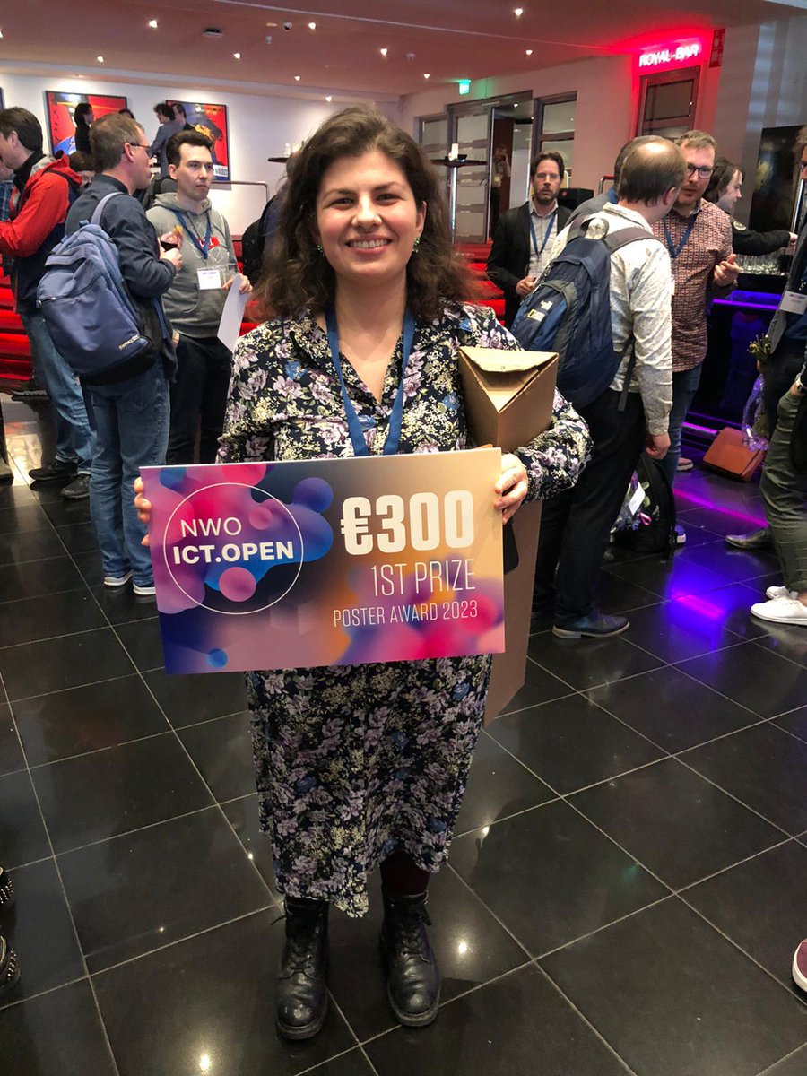 Cultural AI Lab (@cultural_ai) on Twitter photo Congrats to team member <a href="/savvina_daniil/">Savvina Daniil</a> on winning the best poster award at NWO ICT Open! <a href="/NWOict/">NWO-ICT</a> <a href="/CWInl/">CWI</a>
📸<a href="/CuperMirjam/">Mirjam Cuper</a> Congrats to team member <a href="/savvina_daniil/">Savvina Daniil</a> on winning the best poster award at NWO ICT Open! <a href="/NWOict/">NWO-ICT</a> <a href="/CWInl/">CWI</a>
📸<a href="/CuperMirjam/">Mirjam Cuper</a>