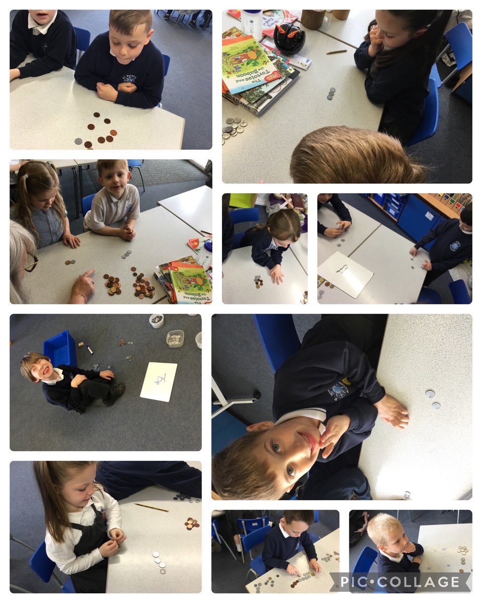 Y2_BBSM's tweet photo. In 2CM we have been finding ways of making totals using different coins. #smbbmaths https://t.co/MznYZdaUMh