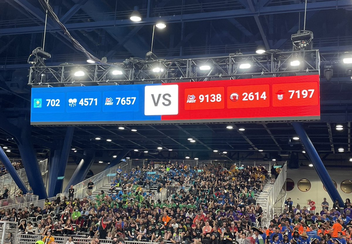 Qualification matches for the FIRST Championship in Houston begin today, and MARS couldn't be more excited to be here. We're having a great time and can't wait to see what the next few days have in store! #frc #wv #FIRSTChamp <a href="/FIRSTweets/">FIRST</a>