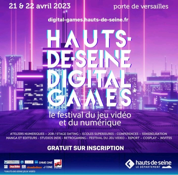 CodingEsieeIT's tweet photo. Retrouvez nous au @DigitalGames92 vendredi et samedi sur le stand école C48 et stand atelier B48 #devops #coding #gaming #vr @esiee_it #codinglife #codingfactory https://t.co/DImuCs7O5Q