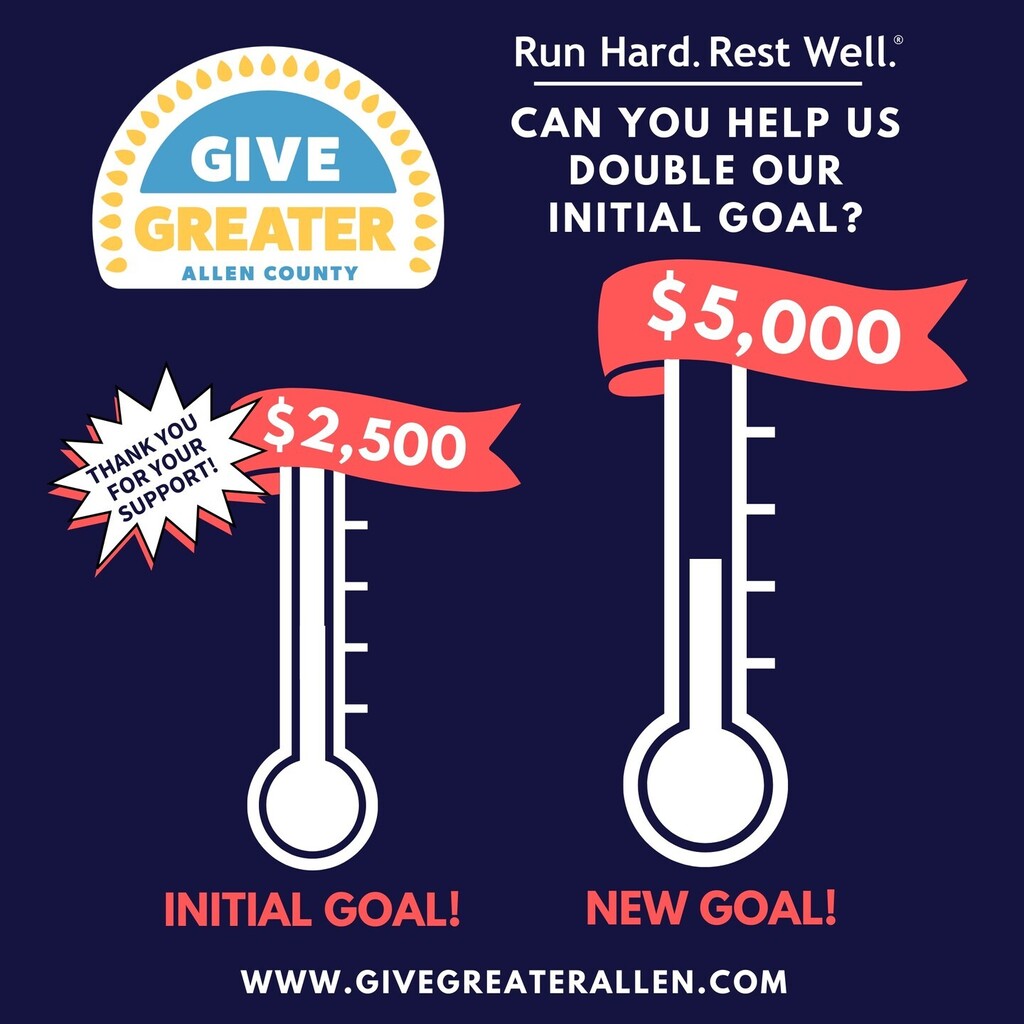 RunHardRestWell's tweet image. YOU DID IT! THANK YOU!! 🙏 

Through generous donors we have reached our $2,500 goal. Can you help us double our initial goal and reach $5,000?

Remember your donations can be doubled (up to $100, until funds are gone) during 12pm, 3pm, 4pm, and 6pm today so make sure to set …
