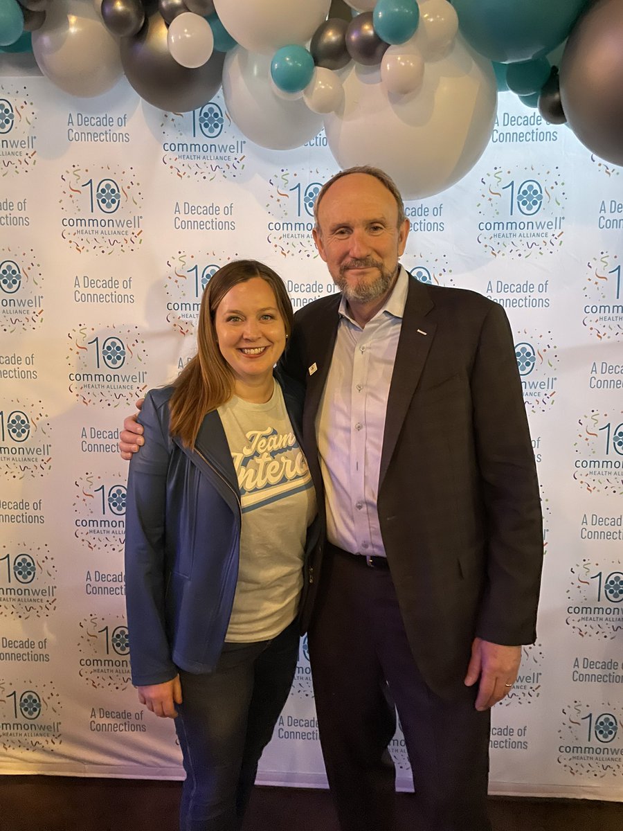 Thank you to our friends at @CommonWell for hosting us last night. Congratulations on your 10th anniversary! #TeamInterop #DecadeofConnections #InteropDoneRight #HIMSS23