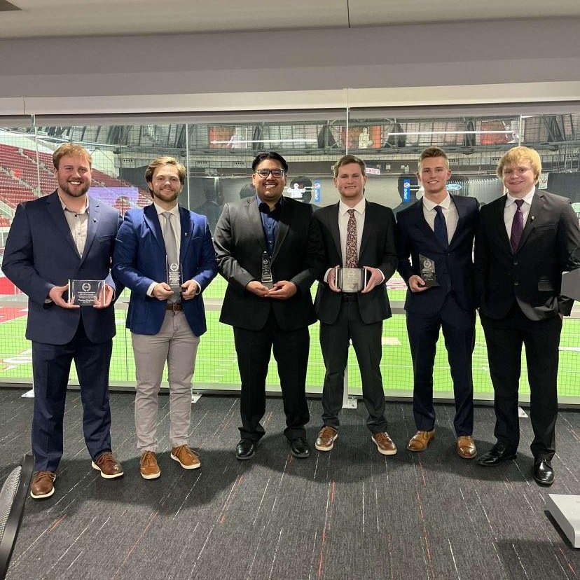BetaThetaPi's tweet photo. Congrats to the South Dakota chapter for winning a series of excellence awards, including the Ionic Pillar for Outstanding Fraternity for being a top chapter on campus. On top of that, Trent Hokstra '23, was named the Outstanding Fraternity President of the Year. #menofprinciple https://t.co/Ss8b1uFdaO
