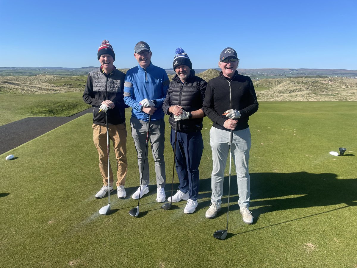 Great weather, great course, great craic at the Press Golf Society outing at Portstewart. Feels like the summer’s here at last @UlsterPressGolf @GolfNowUKI @PortstewartGC