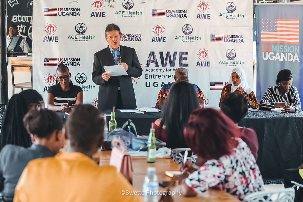 Today you join a select group of over 300 Ugandan women who have completed this AWE-some program and become U.S. Government Alumni.

| Mauricio Hernandez from the U.S. Embassy’s Public Diplomacy Section

#AWECohort4Grad
#AWEnergized
#AWECohort4