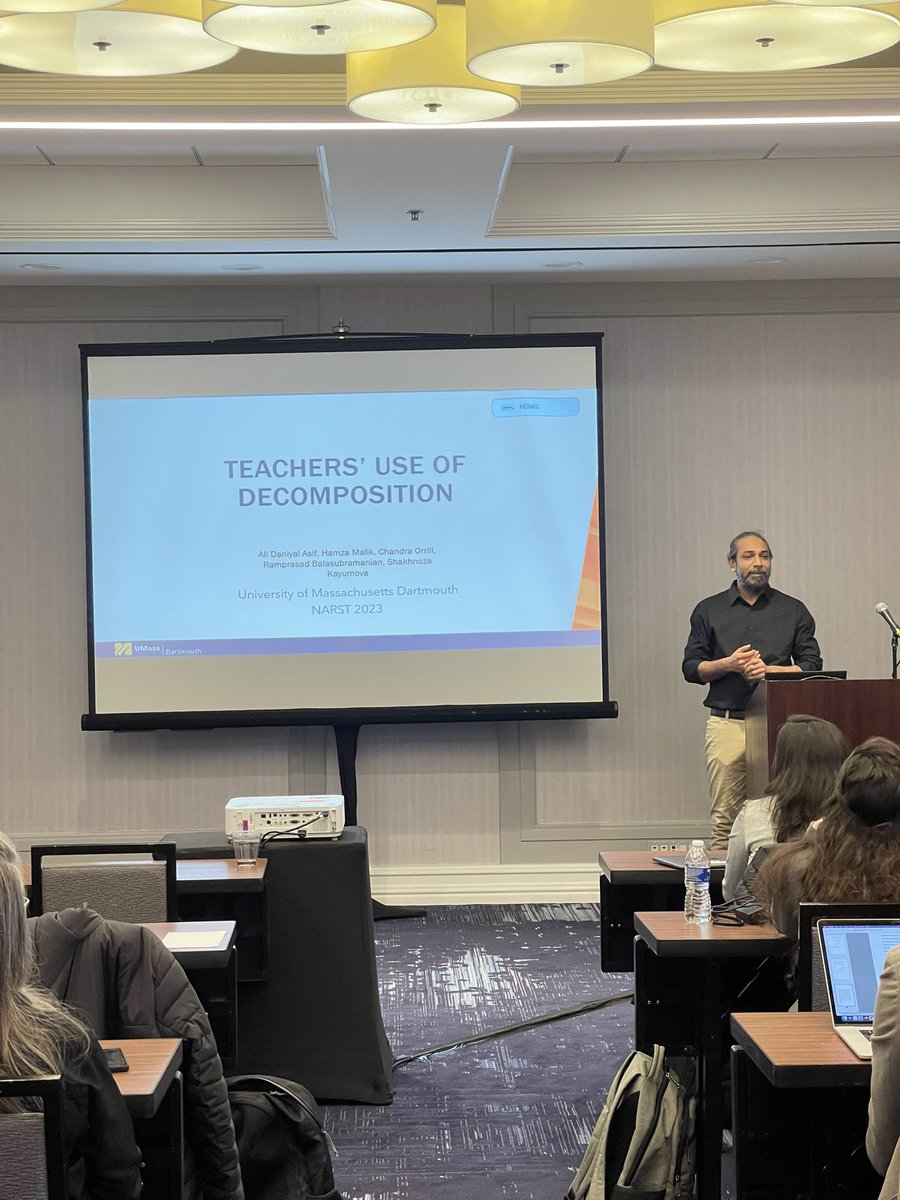 hamza_malik's tweet photo. 2 down, 1 to go. Our session focused on understanding the importance of decomposition within the realm of computational thinking for elementary level teachers. 

Amazing job team! @corrill @NARSTorg #narst23 #phdlife https://t.co/TUQUmCJoMz