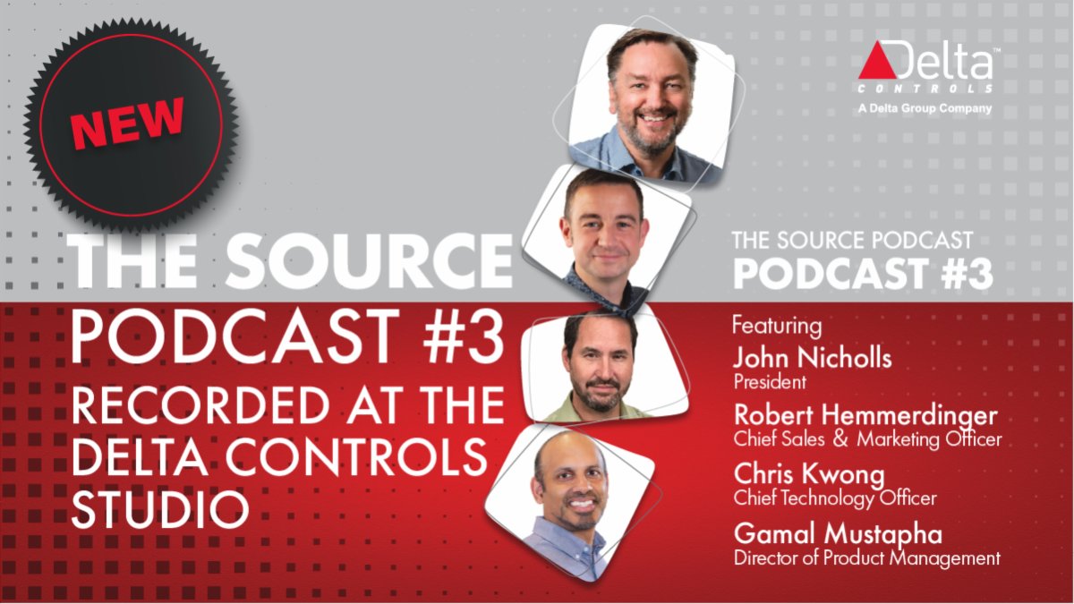 deltacontrols's tweet photo. Comin' in hot - #SourceCast EP3 is live! Our hosts discuss our Global Conference next week, take a deep, deep dive into #BACnet S/C, talk sales numbers & more. Start listening: https://t.co/bW8EfUSiCs #Podcast #DiscoverDeltaControls #Learning #BAS #SmartSolutions https://t.co/A2g2qMaJ4k