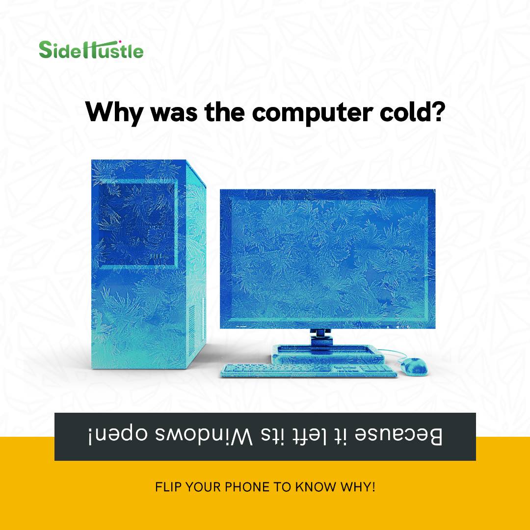 terralearning's tweet photo. Who says computers can't catch a cold? 😂🖥️ Keep your tech devices warm and cozy, and they'll thank you by working efficiently! ❄️👨‍💻 

#TechHumor #ComputerJokes https://t.co/7RYm4Y2vjO