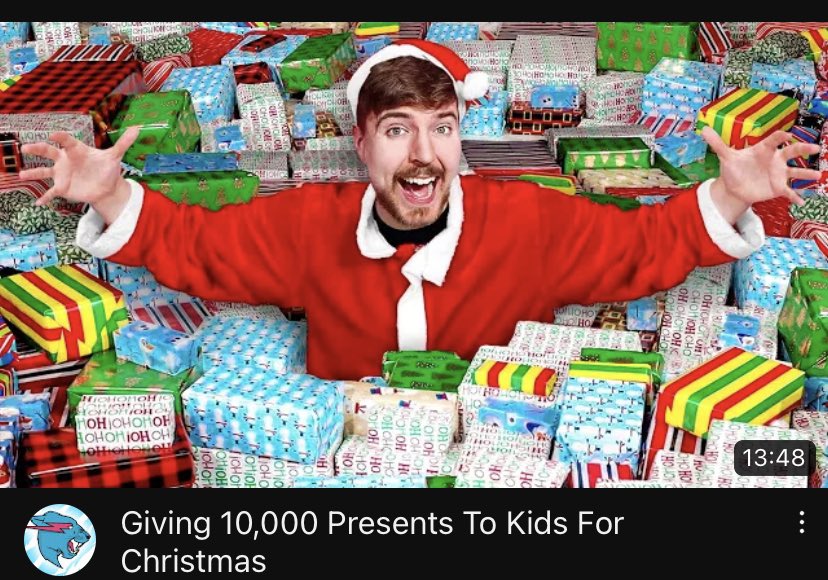 Invexitty's tweet photo. @MrBeast Could u do Eid vid giving away things to kids like you did on Christmas https://t.co/KrQy24vqs8