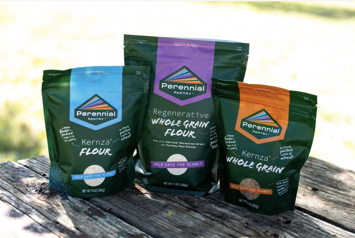 Our mission is rooted in the premise that we can work with—rather than against—nature to produce food. By scaling the use of Kernza® in food products, we are contributing to a healthy food system that champions healthy soils and clean water. #earthweek kernza.org/consumers/