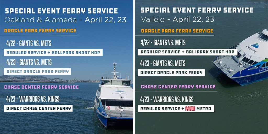 San Francisco Bay Ferry tweet media