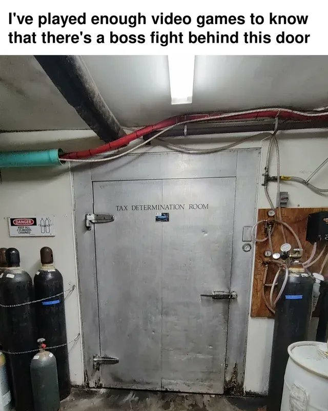 what are the most likely names of the boss behind this door? 'The Doctor', 'The Mortician'? 😈💉

#gaming #esports #esport #twitch #valorant #leagueoflegends #csgo #apexlegends #dota2 #cod #rocketleague #fortnite #smite #steam #r6 #wow #rlcs #pubg #esl #meme #memes #pcgaming