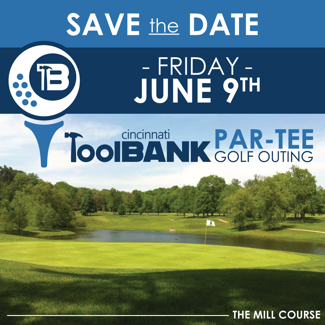 ⛳️ Golf season has arrived! Save the date for Friday, June 9 and join our team and supporters at The Mill Course. ⛳️ 

⛳️ For more information, visit: cincinnatitoolbank.org/events/par-tee… ⛳️

#cincinnati #toolbank #toolsforchange #golf #golfouting #charityouting #partee