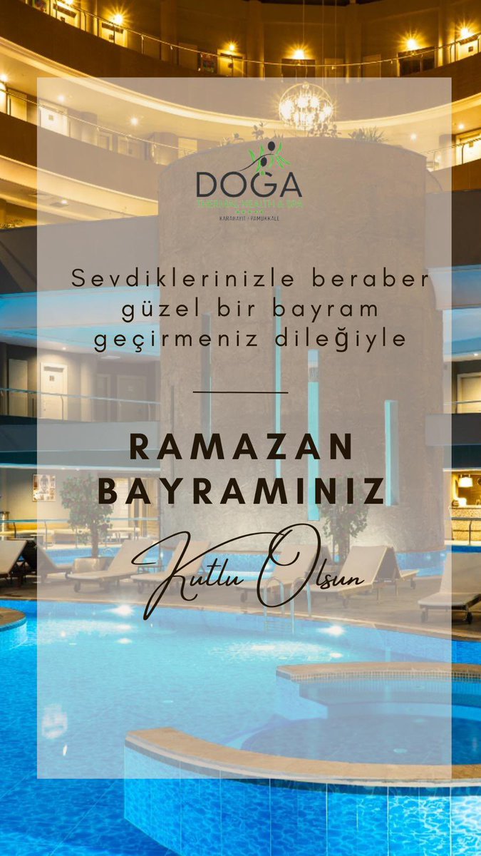 DogaThermal's tweet photo. #2023 #bayram #pamukkale #sağlık #thermal https://t.co/aH4rdwgscV