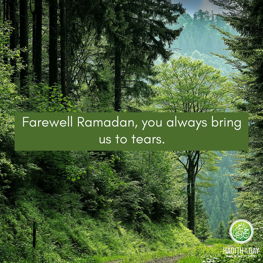 Hadithoftheday's tweet photo. Whether it's Eid tomorrow or Saturday, Alhamdulillah. 
Ramadan. You have been amazing. Alhamdulillah for this year. May Allah accept all our worship and allow us to see another one. Ameen. https://t.co/uHKKtc5sq3