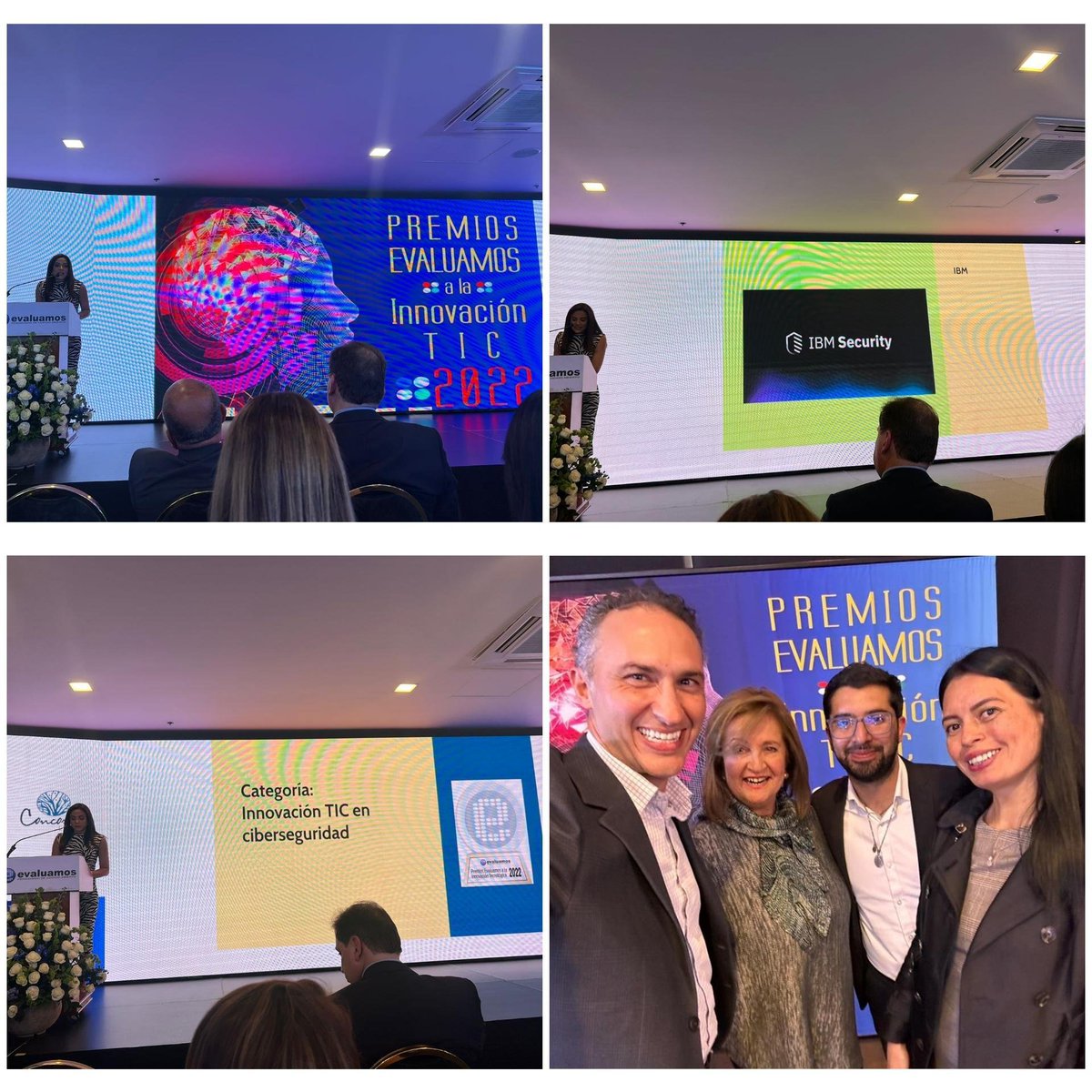 o4it's tweet photo. Tuvimos la oportunidad de participar como invitados en el evento #PremiosEvaluamosalaInnovaciónTIC2022 en el que asistieron líderes expertos en soluciones y productos tecnológicos. Gracias a @ojrojasp Director en Evaluamos por esta grata invitación. https://t.co/KQR2L3Hn3M